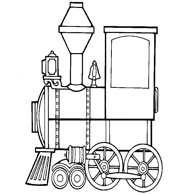 Download Train / Locomotive (Transportation) - Printable coloring pages