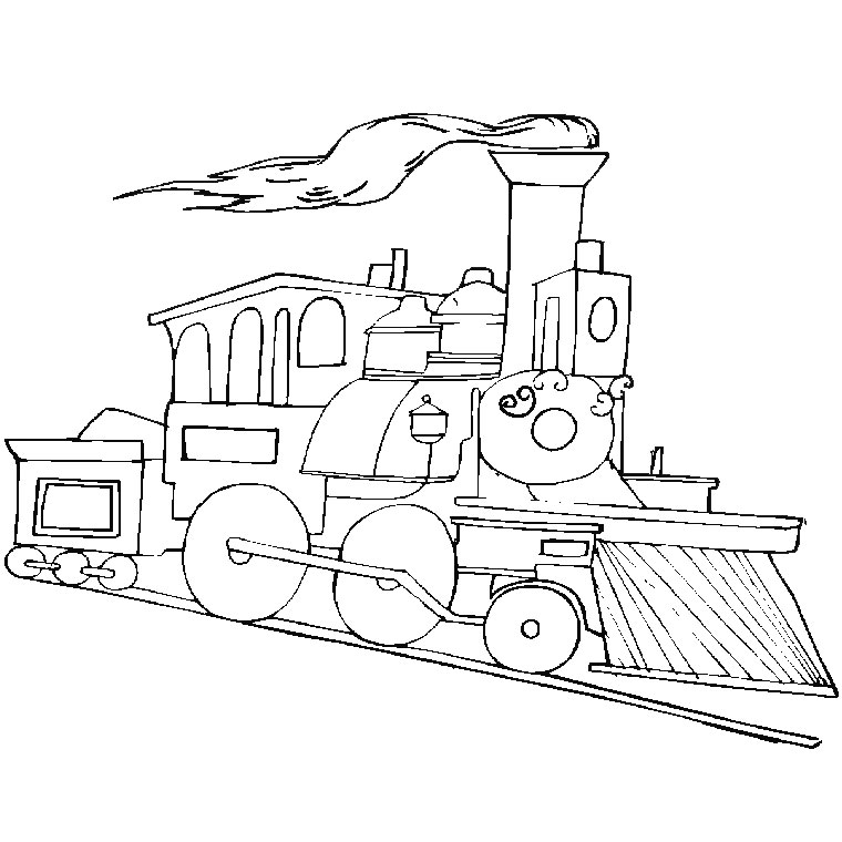 Coloring page: Train / Locomotive (Transportation) #135030 - Free Printable Coloring Pages