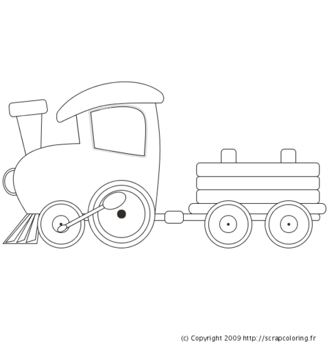 Coloring page: Train / Locomotive (Transportation) #135061 - Free Printable Coloring Pages