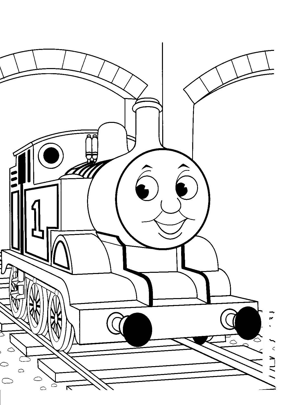 Coloring page: Train / Locomotive (Transportation) #135075 - Free Printable Coloring Pages