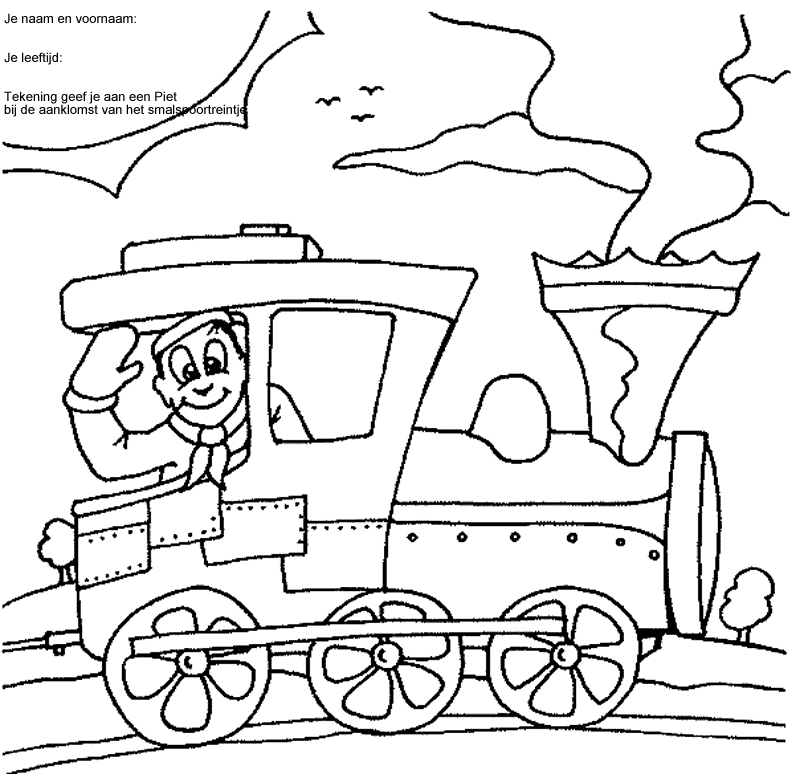 Coloring page: Train / Locomotive (Transportation) #135082 - Free Printable Coloring Pages