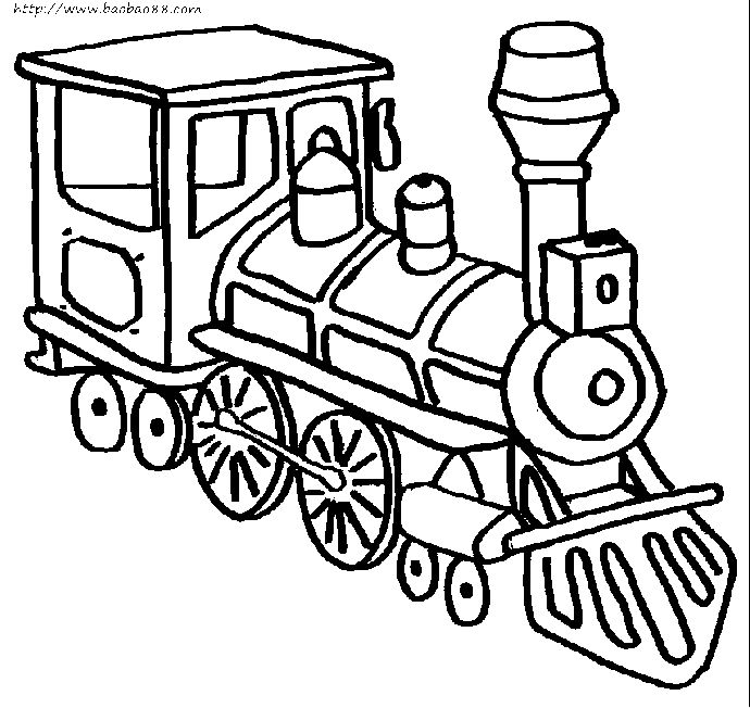 Train / Locomotive #63 (Transportation) - Printable ...
