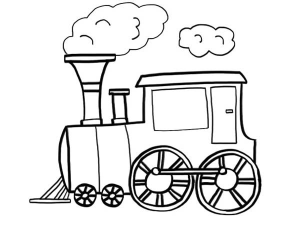 Coloring page: Train / Locomotive (Transportation) #135105 - Free Printable Coloring Pages
