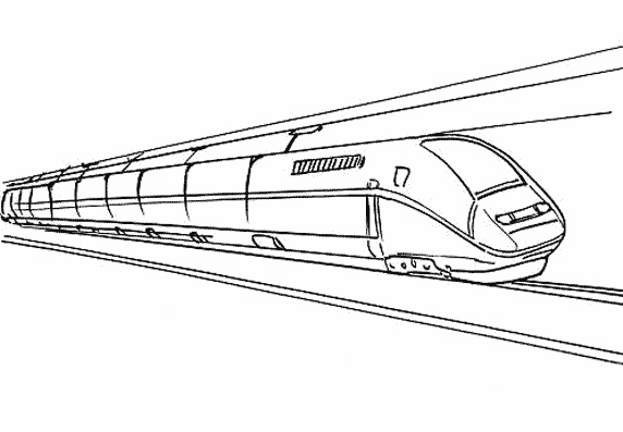 Coloring page: Train / Locomotive (Transportation) #135145 - Free Printable Coloring Pages