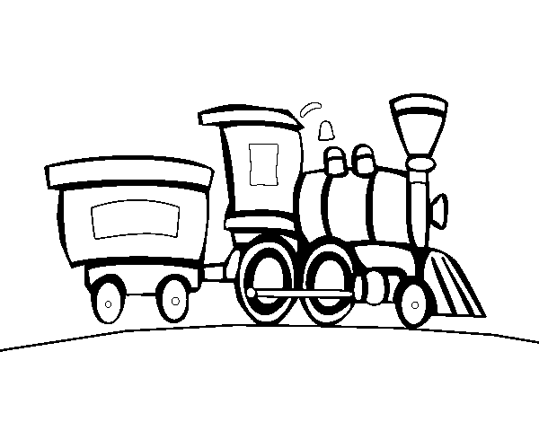 Coloring page: Train / Locomotive (Transportation) #135175 - Free Printable Coloring Pages