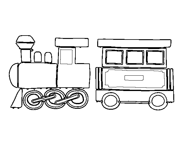 Coloring page: Train / Locomotive (Transportation) #135221 - Free Printable Coloring Pages