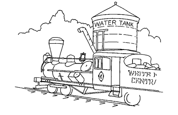 Coloring page: Train / Locomotive (Transportation) #135226 - Free Printable Coloring Pages