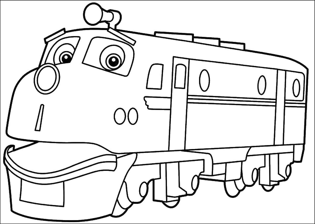 Coloring page: Train / Locomotive (Transportation) #135238 - Free Printable Coloring Pages
