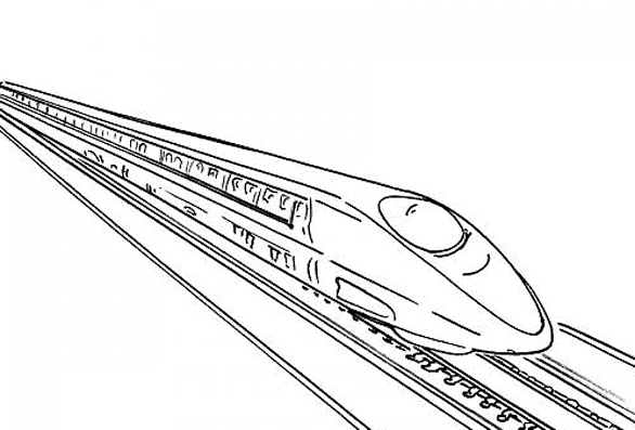 Coloring page: Train / Locomotive (Transportation) #135245 - Free Printable Coloring Pages