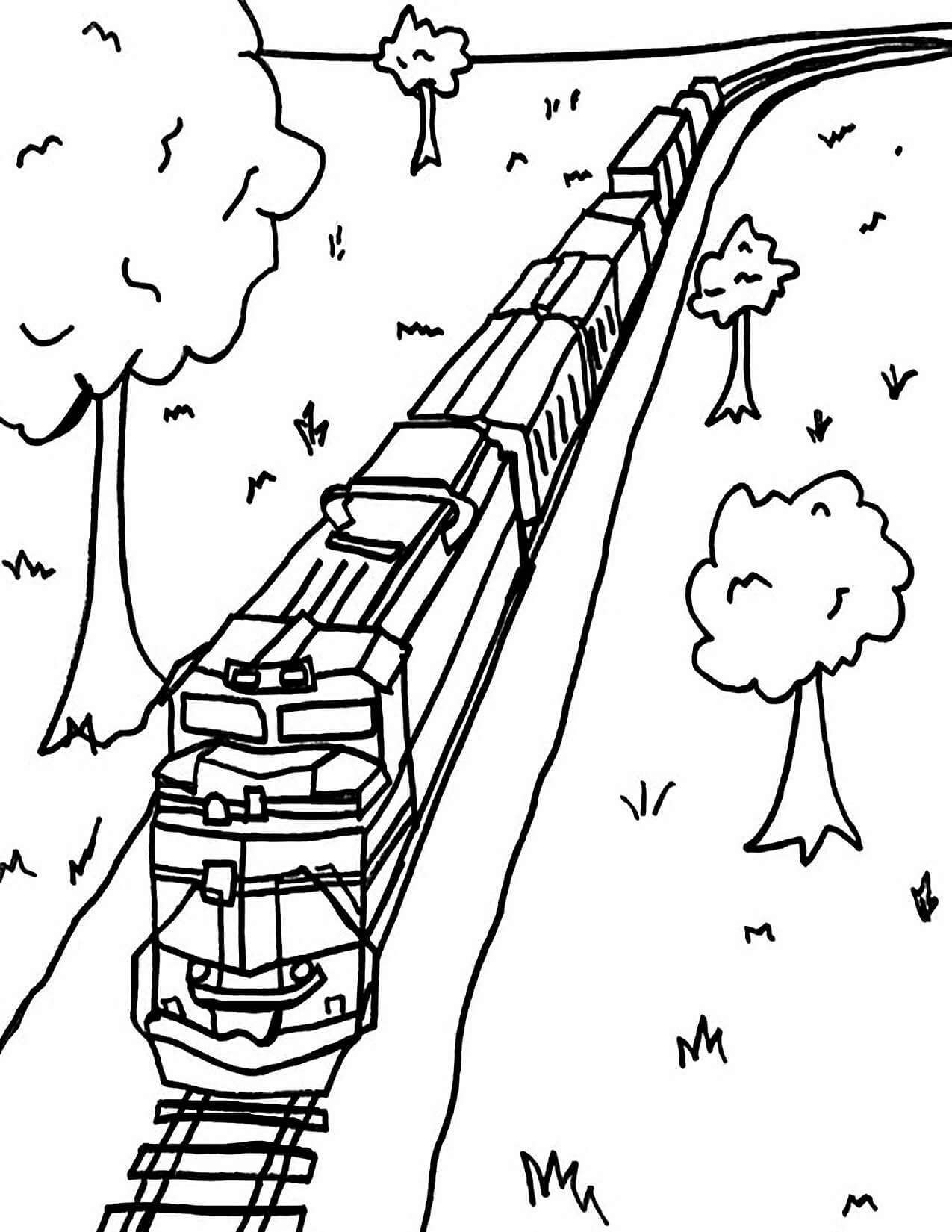 Free printable Train / Locomotive coloring page #180602 from Transportation collection