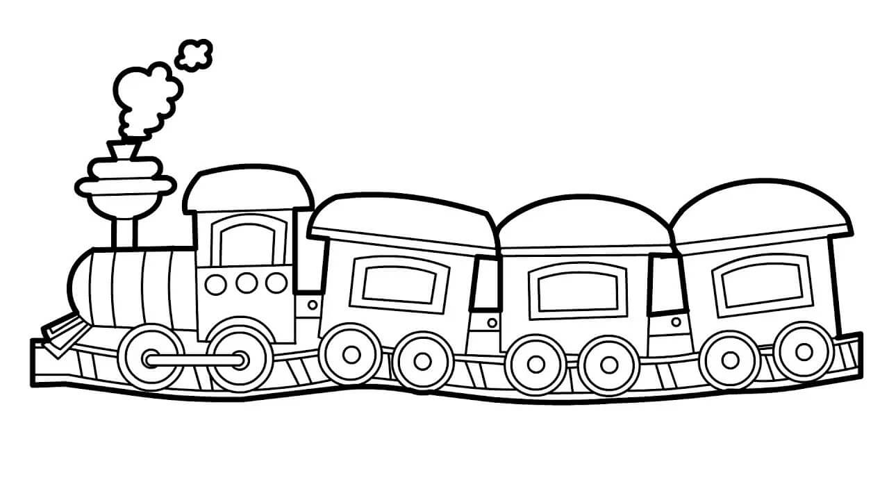 Free printable Train / Locomotive coloring page #180611 from Transportation collection Free printable Train / Locomotive coloring page #180611 from Transportation collection