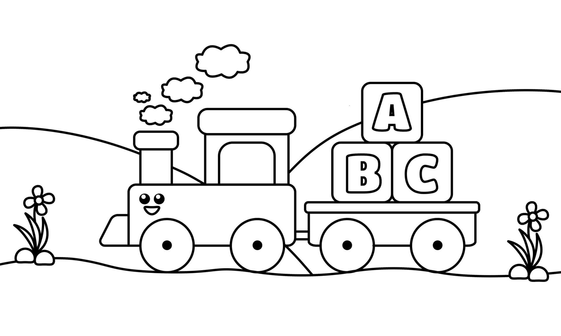 Free printable Train / Locomotive coloring page #180613 from Transportation collection Free printable Train / Locomotive coloring page #180613 from Transportation collection