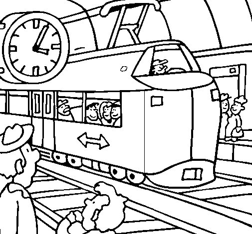 Coloring page: Tramway (Transportation) #145434 - Free Printable Coloring Pages