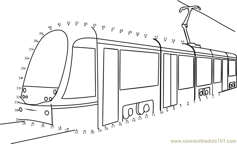 Coloring page: Tramway (Transportation) #145586 - Free Printable Coloring Pages