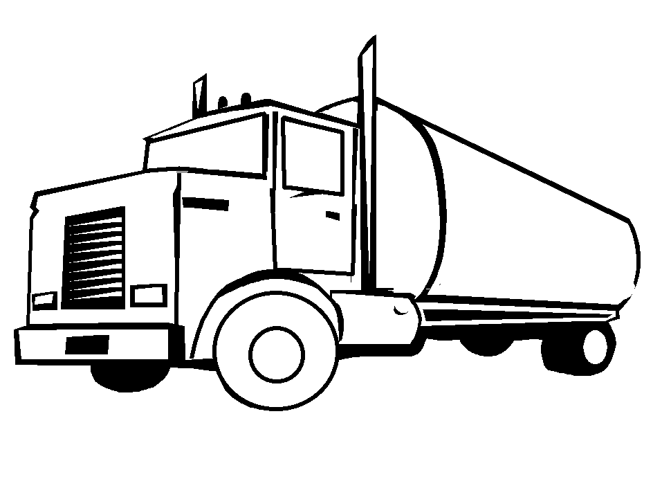 Coloring page: Truck (Transportation) #135536 - Free Printable Coloring Pages