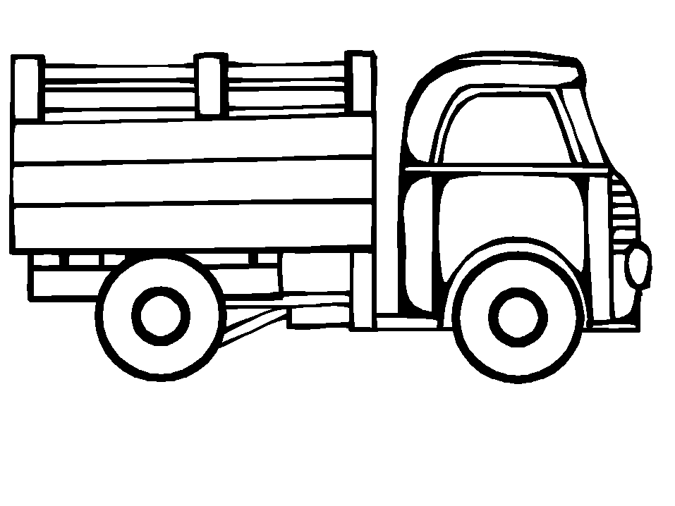 Coloring page: Truck (Transportation) #135545 - Free Printable Coloring Pages