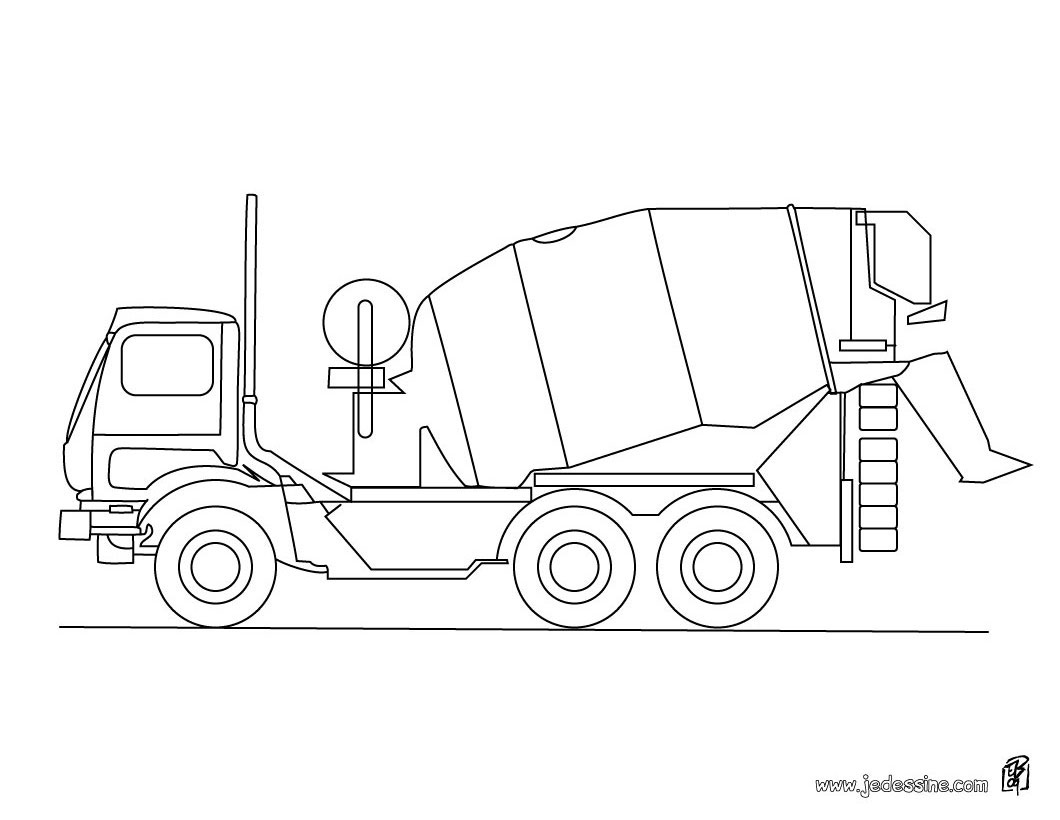 Coloring page: Truck (Transportation) #135566 - Free Printable Coloring Pages
