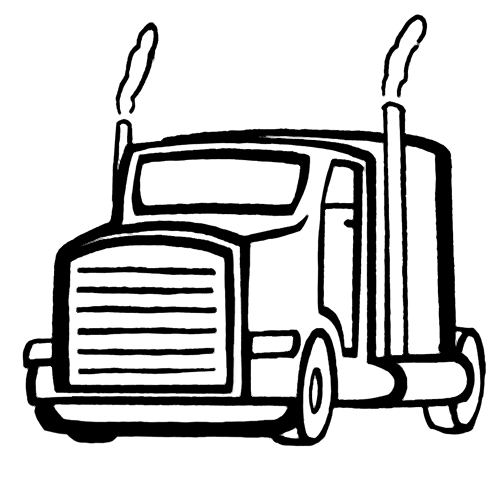 Coloring page: Truck (Transportation) #135578 - Free Printable Coloring Pages