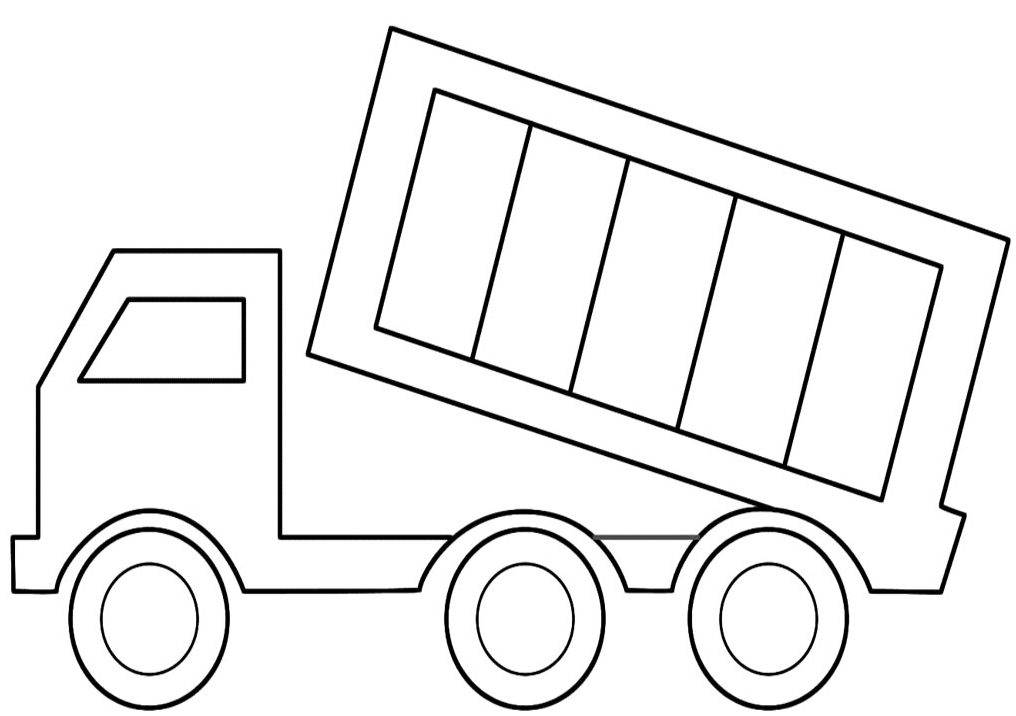 Coloring page: Truck (Transportation) #135596 - Free Printable Coloring Pages