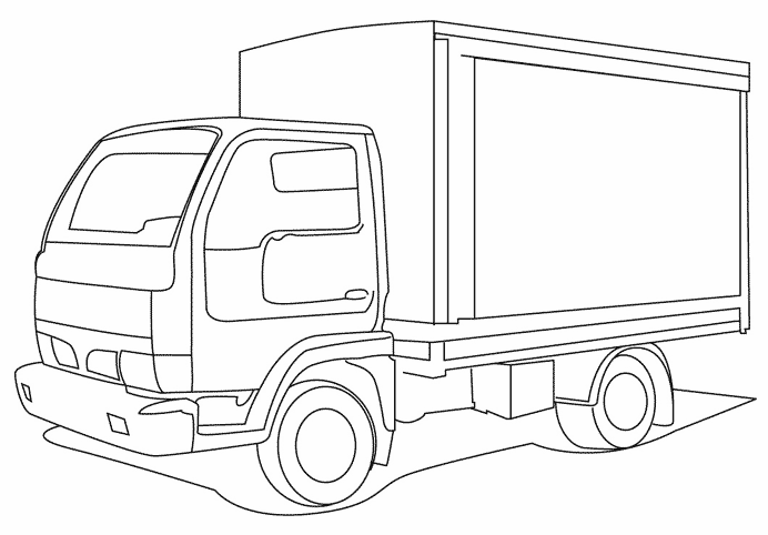 Coloring page: Truck (Transportation) #135604 - Free Printable Coloring Pages