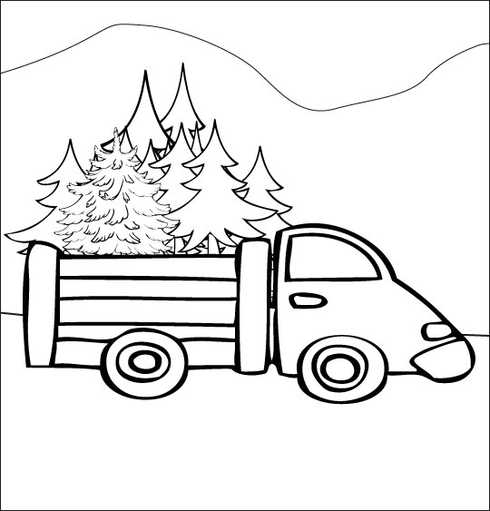 Coloring page: Truck (Transportation) #135607 - Free Printable Coloring Pages