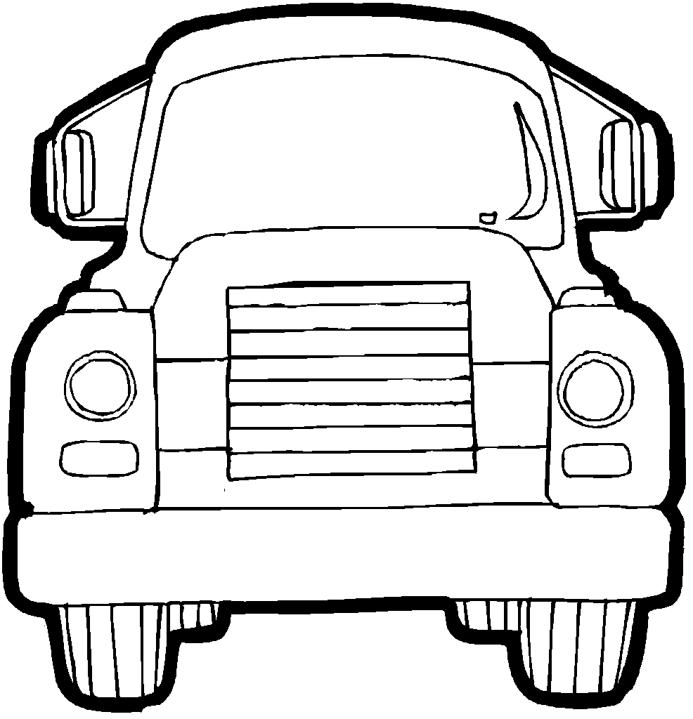 Coloring page: Truck (Transportation) #135631 - Free Printable Coloring Pages
