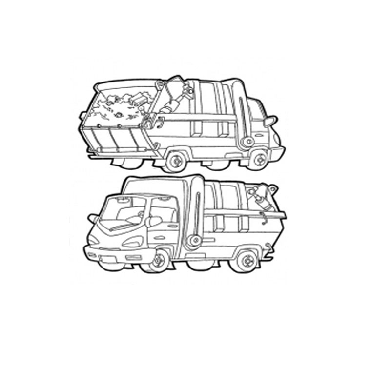 Coloring page: Truck (Transportation) #135646 - Free Printable Coloring Pages