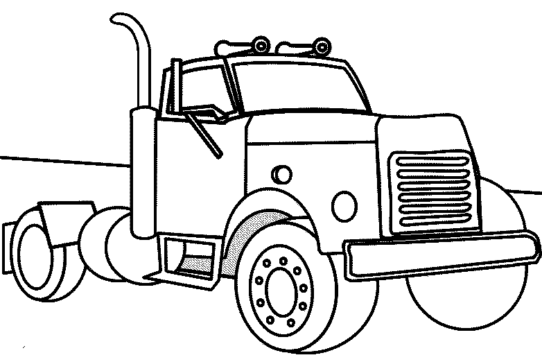Coloring page: Truck (Transportation) #135653 - Free Printable Coloring Pages