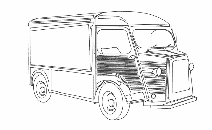 Coloring page: Truck (Transportation) #135672 - Free Printable Coloring Pages