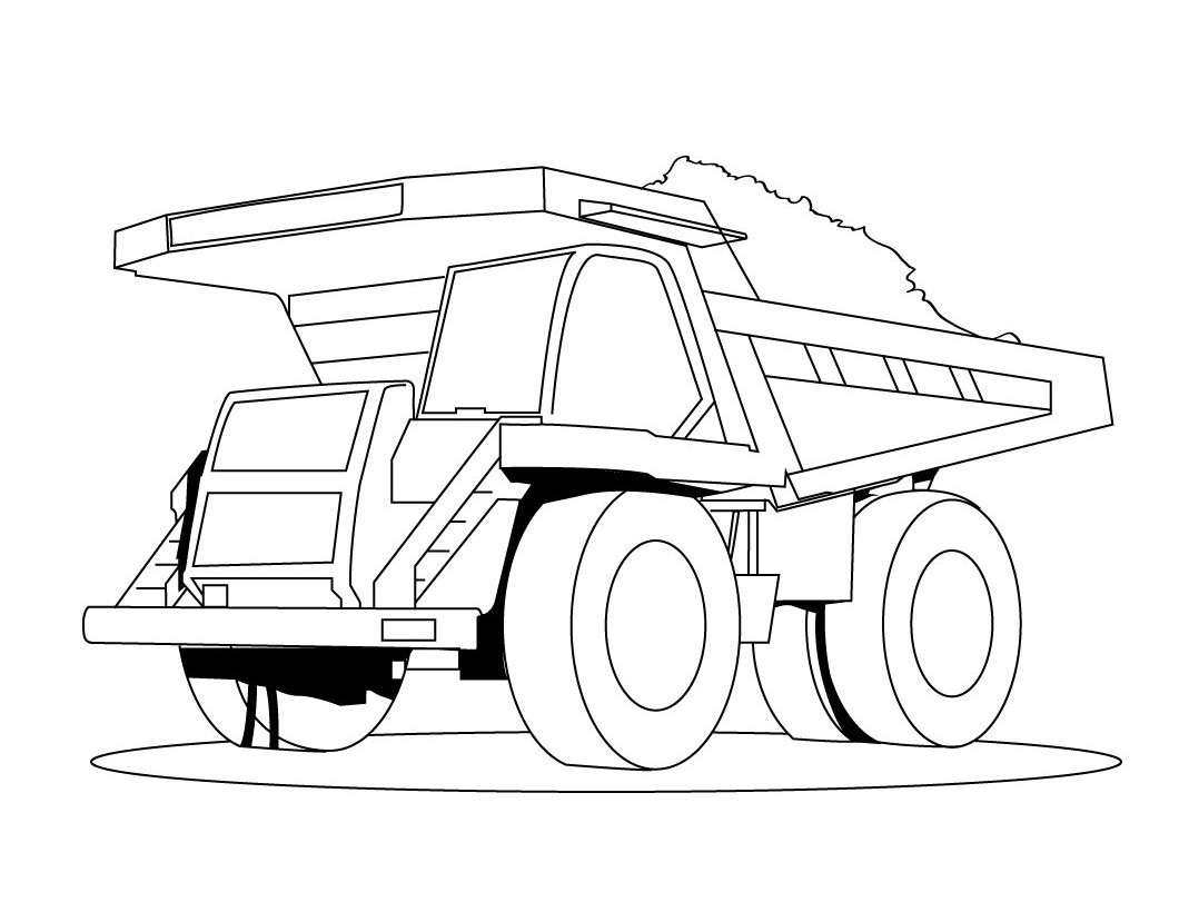 Coloring page: Truck (Transportation) #135677 - Free Printable Coloring Pages