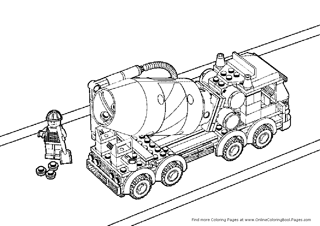 Coloring page: Truck (Transportation) #135682 - Free Printable Coloring Pages