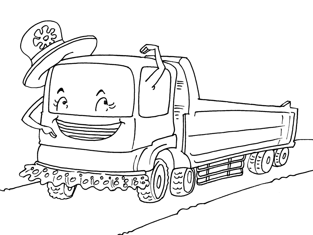 Coloring page: Truck (Transportation) #135695 - Free Printable Coloring Pages