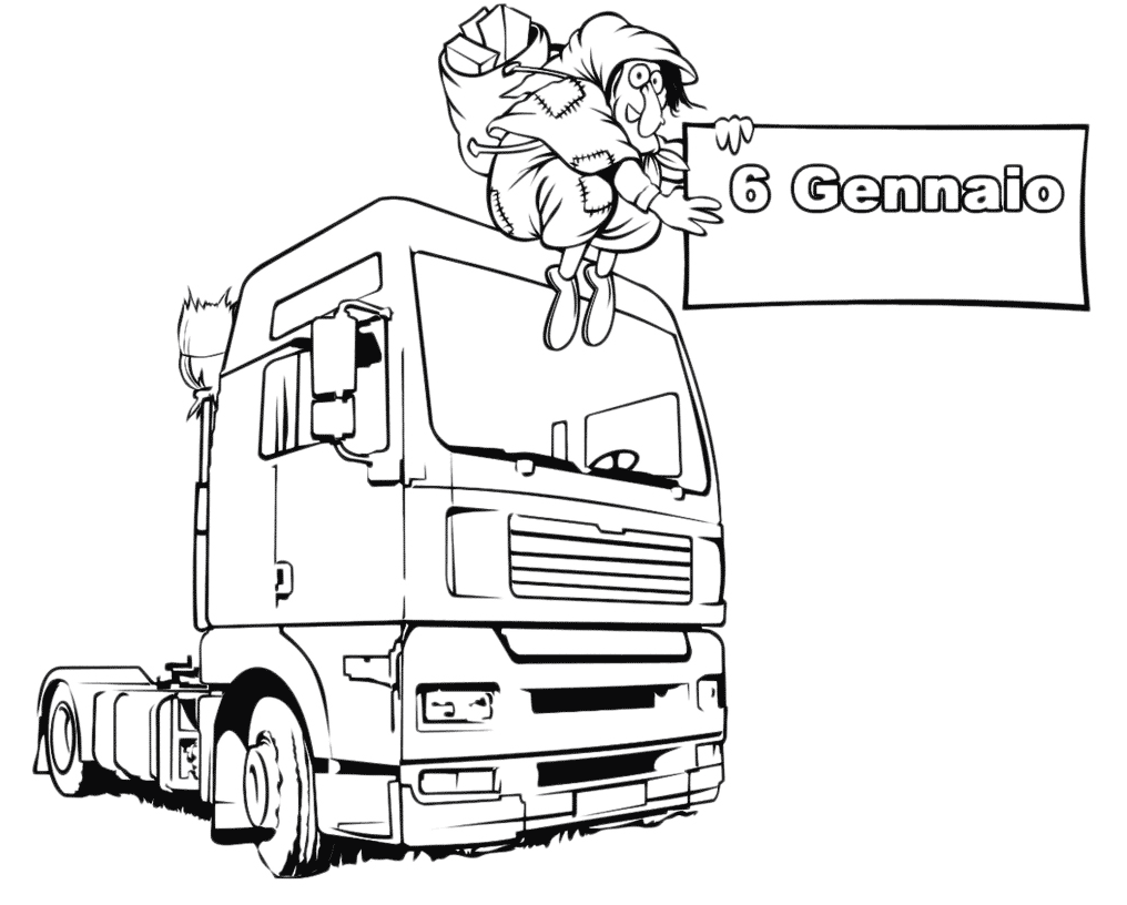 Coloring page: Truck (Transportation) #135696 - Free Printable Coloring Pages