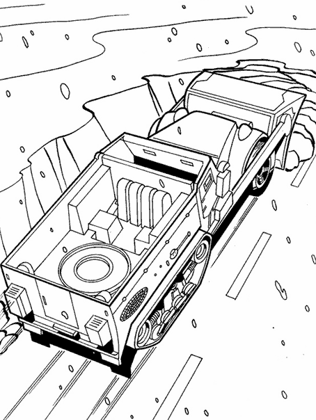 Coloring page: Truck (Transportation) #135699 - Free Printable Coloring Pages