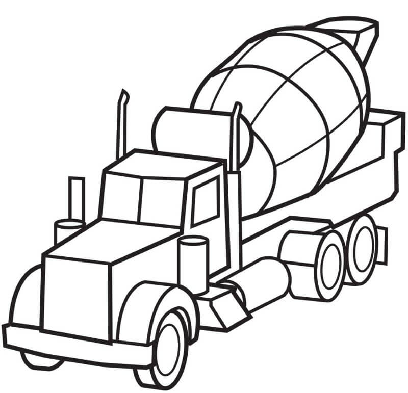 Free printable Truck coloring page #180683 from Transportation collection