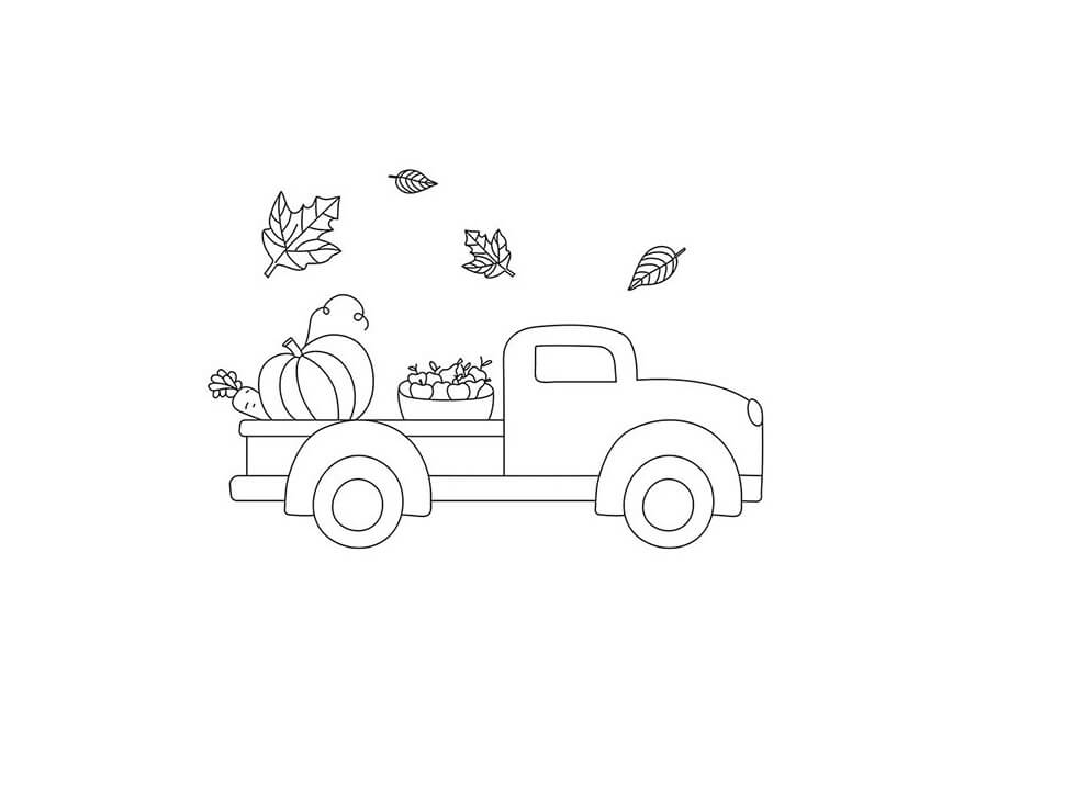 Free printable Truck coloring page #180693 from Transportation collection