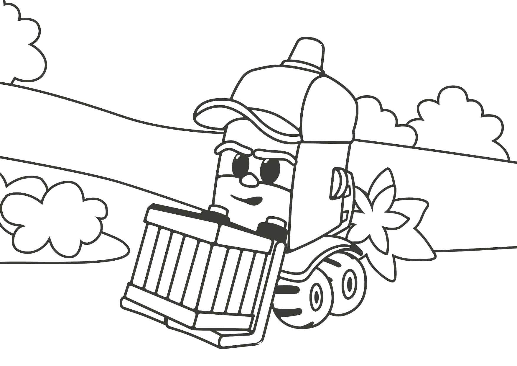Free printable Truck coloring page #180696 from Transportation collection Free printable Truck coloring page #180696 from Transportation collection