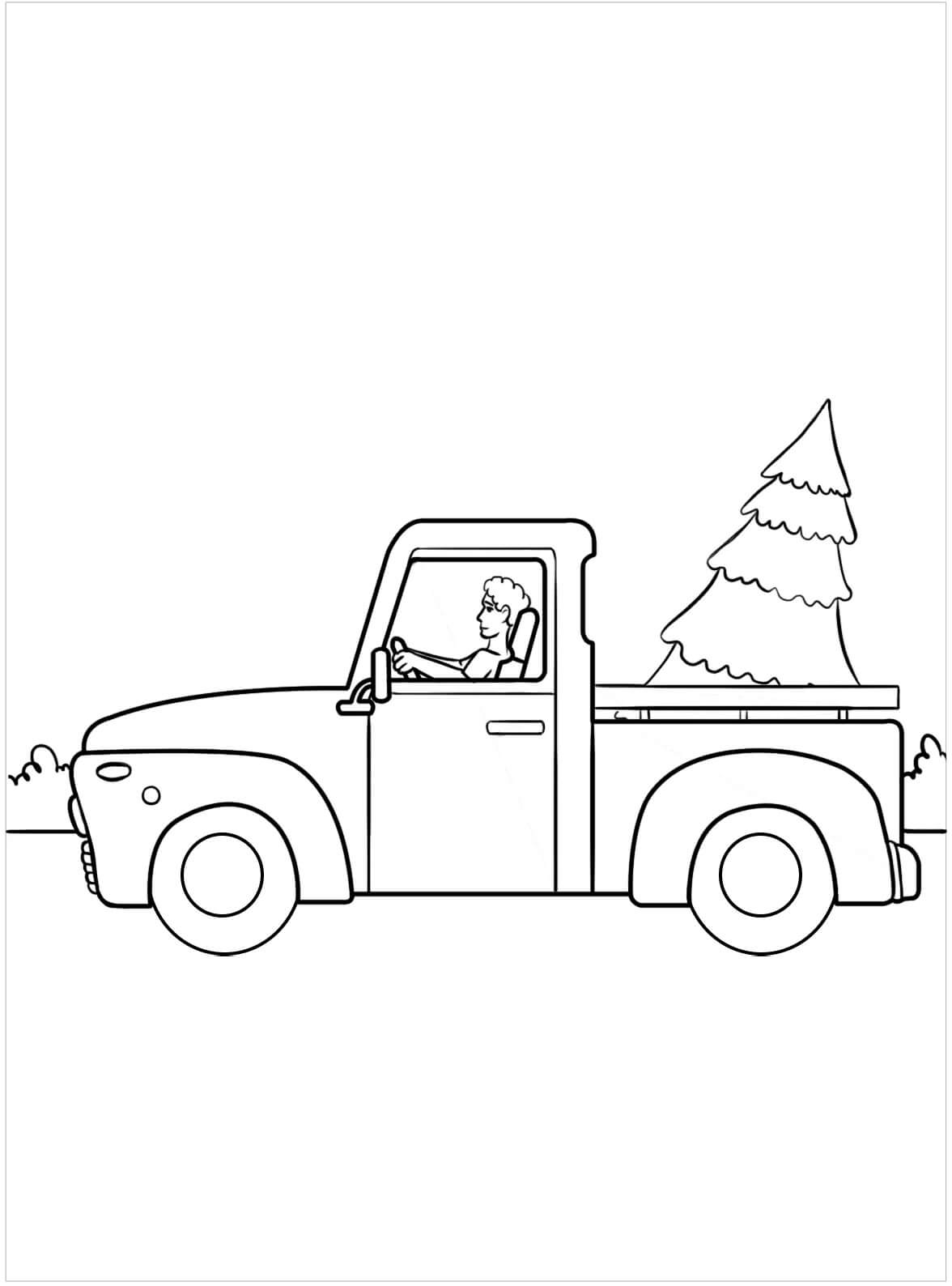 Free printable Truck coloring page #180704 from Transportation collection Free printable Truck coloring page #180704 from Transportation collection