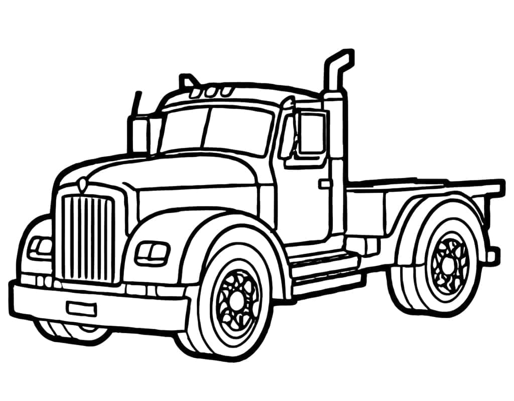 Free printable Truck coloring page #216072 from Transportation collection