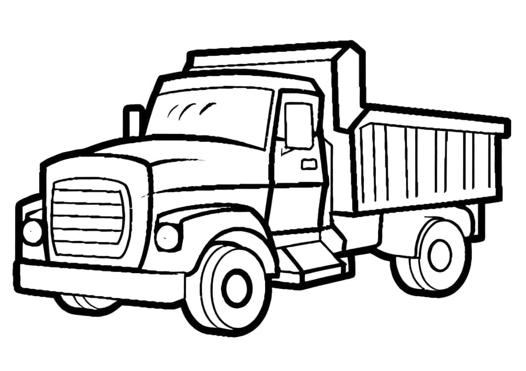 Free printable Truck coloring page #216087 from Transportation collection