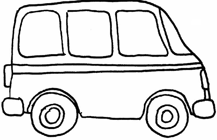 Coloring page: Van (Transportation) #145100 - Free Printable Coloring Pages
