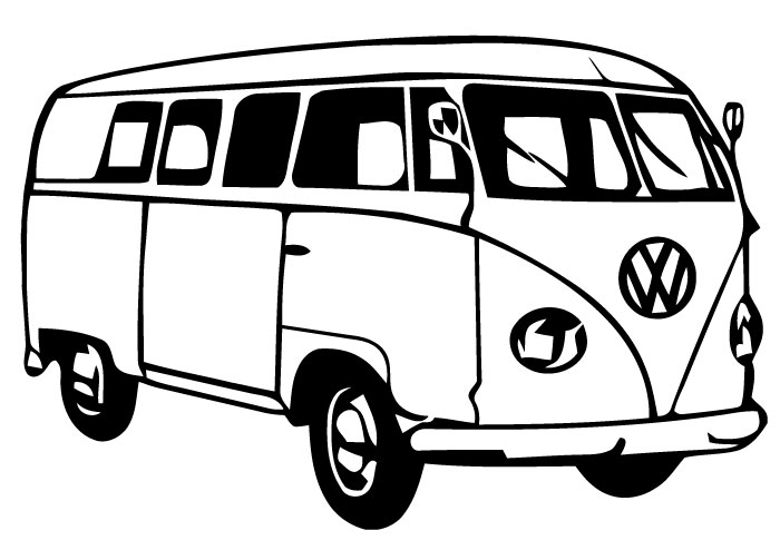 Coloring page: Van (Transportation) #145103 - Free Printable Coloring Pages