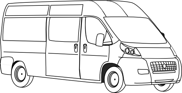 Coloring page: Van (Transportation) #145245 - Free Printable Coloring Pages