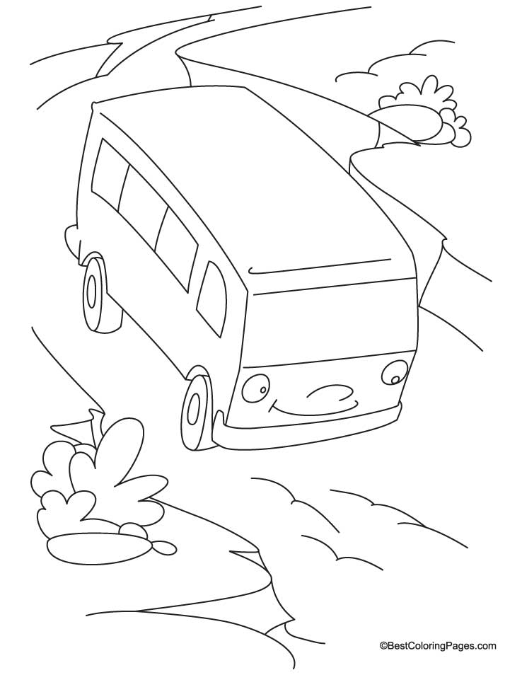 Coloring page: Van (Transportation) #145246 - Free Printable Coloring Pages