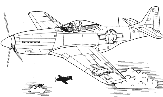 world war 2 airplane coloring pages