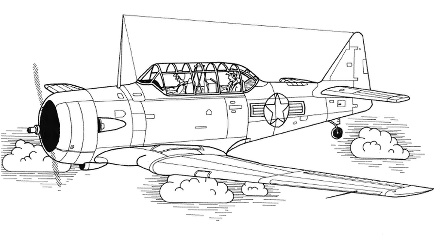 Coloring page: War Planes (Transportation) #141090 - Free Printable Coloring Pages