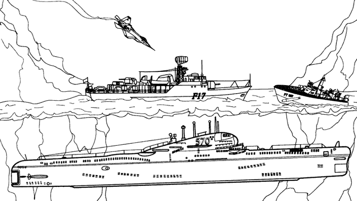 Warship Coloring Pages