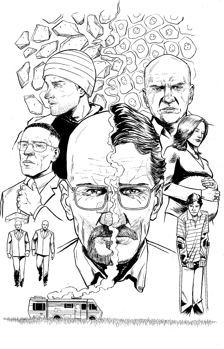 Coloring page: Breaking Bad (TV Shows) #151044 - Free Printable Coloring Pages