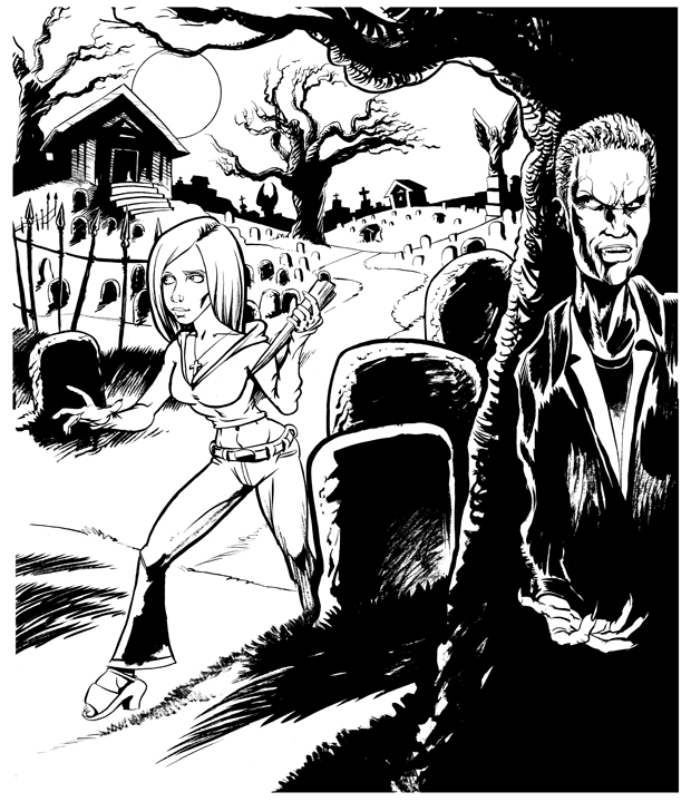 Coloring page: Buffy the vampire slayer (TV Shows) #152698 - Free Printable Coloring Pages