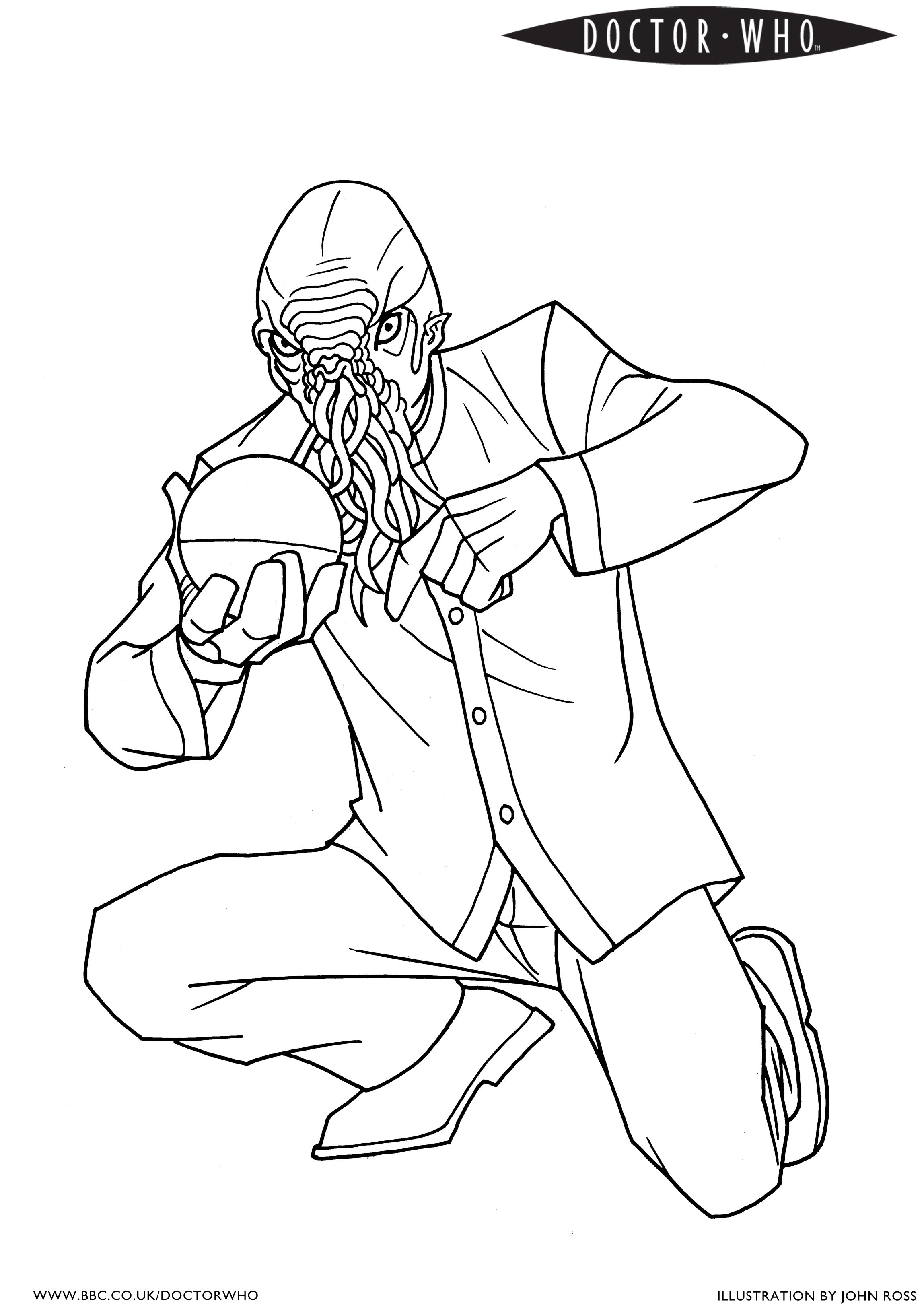 Coloring page: Doctor Who (TV Shows) #153106 - Printable coloring pages